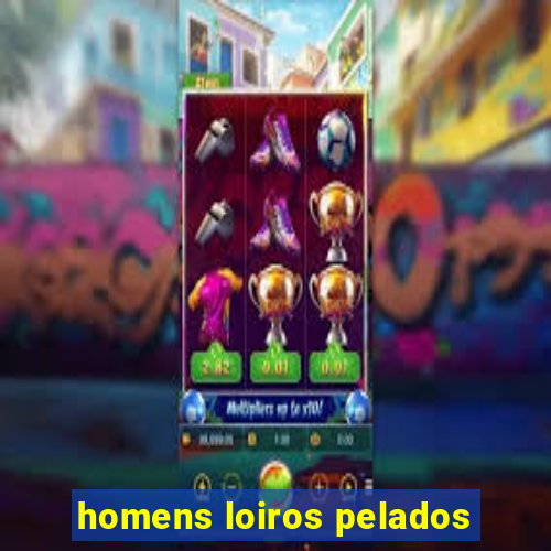 homens loiros pelados