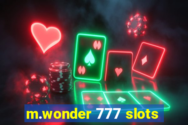 m.wonder 777 slots